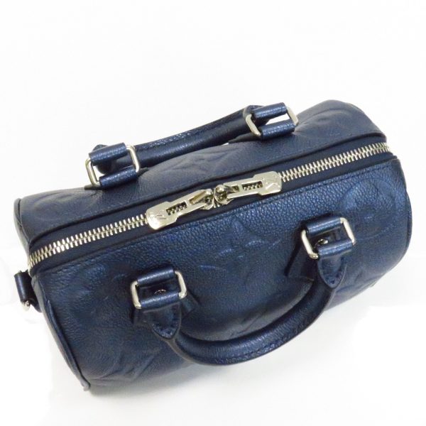 th907702 9 Louis Vuitton Speedy Bandouliere 20 2way Navy Blue