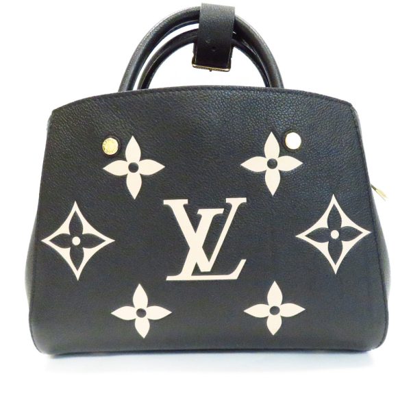 th912551 3 Louis Vuitton Montaigne BB Handbag 2Way Black