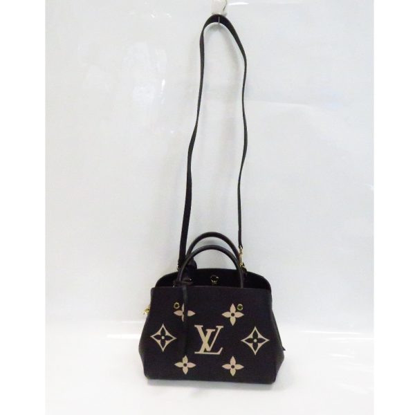 th912551 6 Louis Vuitton Montaigne BB Handbag 2Way Black