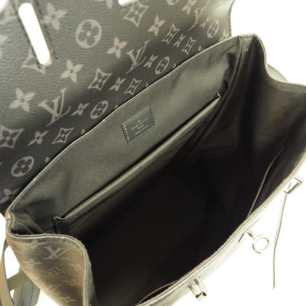 th943971 8 Louis Vuitton Steamer BackPack Monogram Eclipse Bag Black