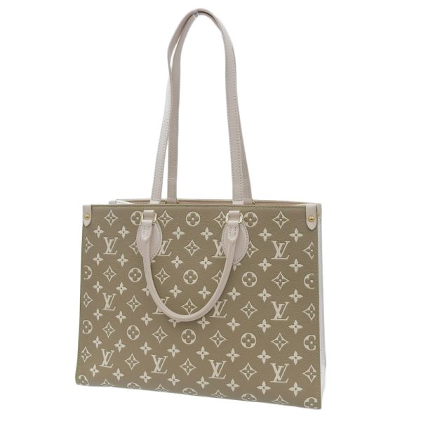 tkh23a0831038 2 LOUIS VUITTON On the Go MM 2WAY bag Green White