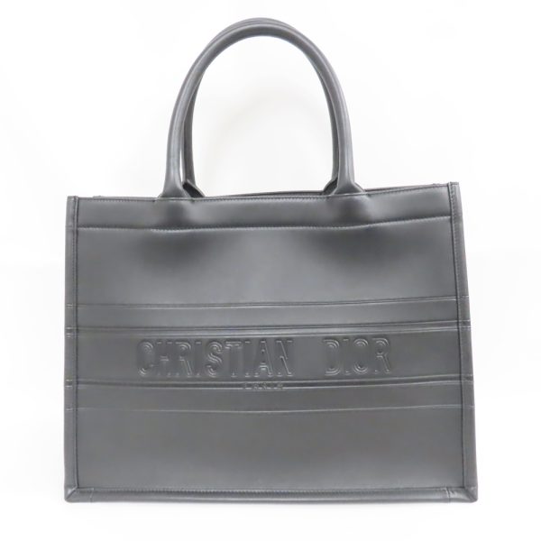 ts747891 3 Dior Book Tote Bag Leather Black