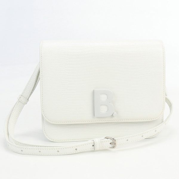 usdbg69809011 1b Balenciaga Shoulder Bag Leather Bag White