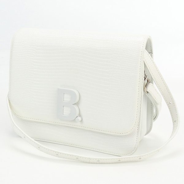 usdbg69809011 1c Balenciaga Shoulder Bag Leather Bag White