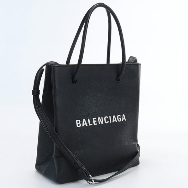 usdbg70884011 1d Balenciaga Shopping Tote XXS Leather Bag Black