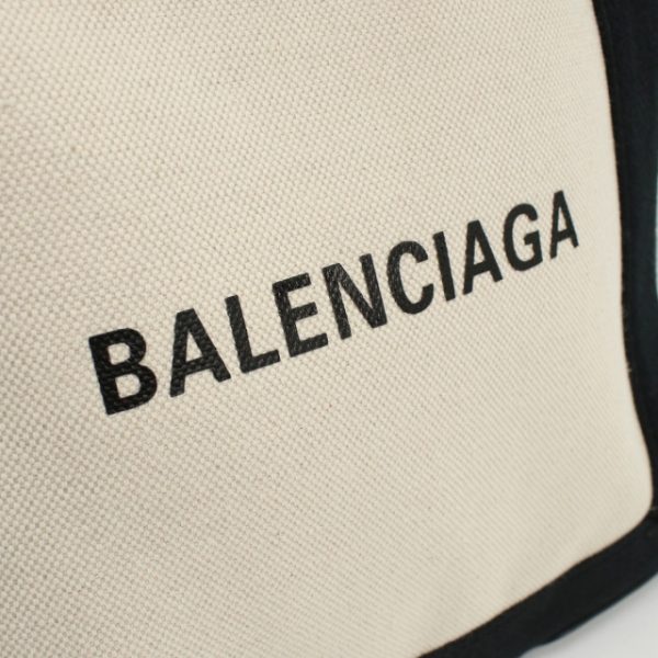 usdbg71716011 6 Balenciaga Navy Cabas S Tote Bag White