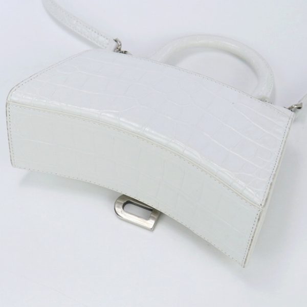 usdbg73397011 2 Balenciaga Hourglass XS Handbag White