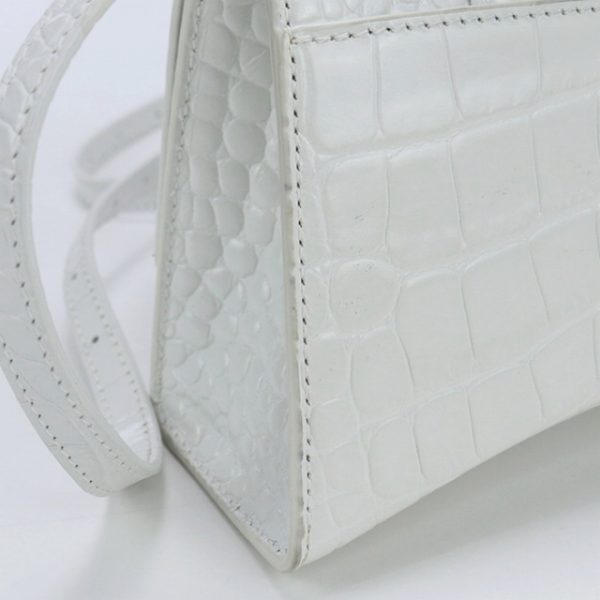 usdbg73397011 8 Balenciaga Hourglass XS Handbag White