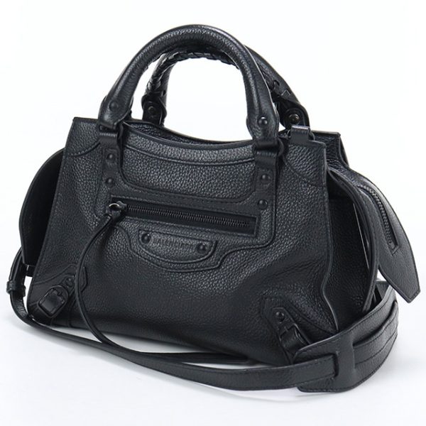 usdbg74551011 1c Balenciaga Neo Classic City XS Handbag Black