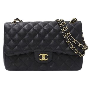 v0080854800 1 Chanel Diana Chain Shoulder Bag Black