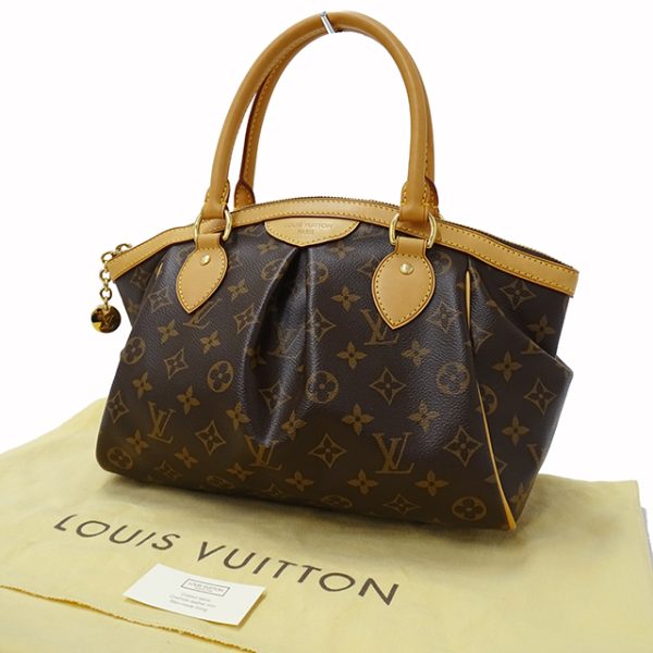 v0082221200 4 Louis Vuitton Monogram Handbag Tivoli PM Brown