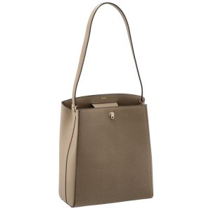 v5u9002800tooc Celine Natural Canvas Tan Calfskin Mini Vertical Cabas Tote