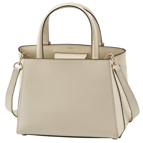 v5u95028000woc 1 Valextra Triennale Small Tote Bag White