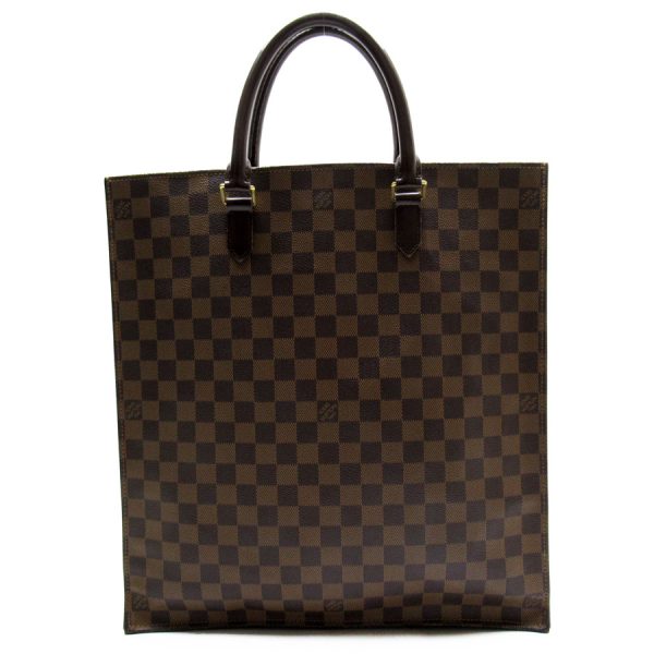 w0021a Louis Vuitton Damier Sac Pla Handbag Brown