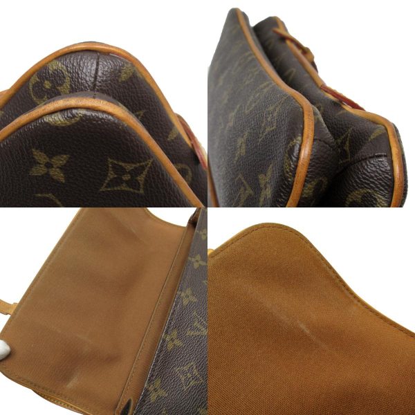 w0087a 7 c Louis Vuitton Monogram Marel Shoulder Bag Brown