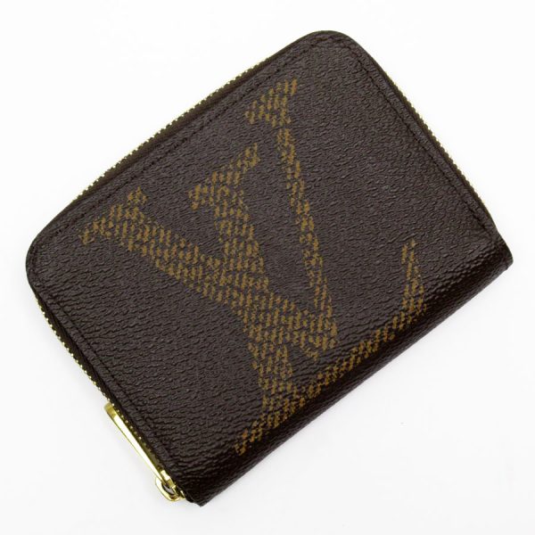 w0210a Louis Vuitton Monogram Giant Zippy Coin Purse Coin Case Brown