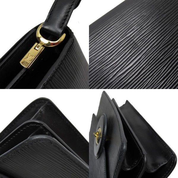 w0241g 6 c Louis Vuitton Epi Freelan Shoulder Bag Black