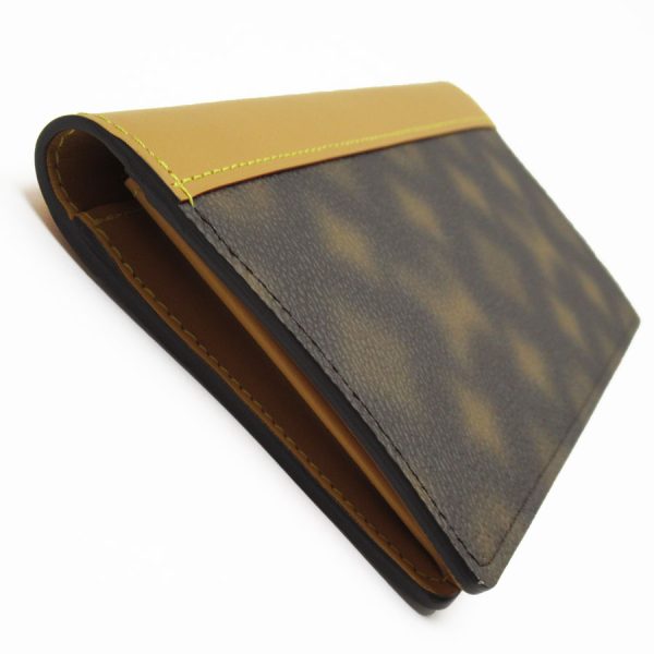 w0284a 1 Louis Vuitton This Is Not Monogram Portefeuille Brother Bifold Long Wallet Brown