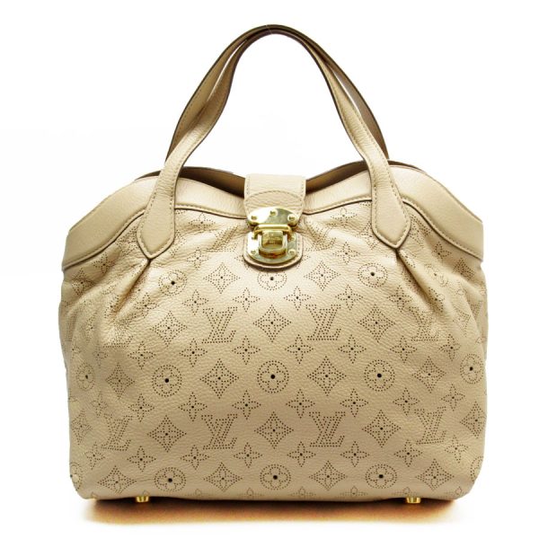 w0300a Louis Vuitton Monogram Mahina Seals PM Handbag Beige