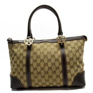 w0354g LOUIS VUITTON On the Go MM Tote Bag Monogram Giant Brown