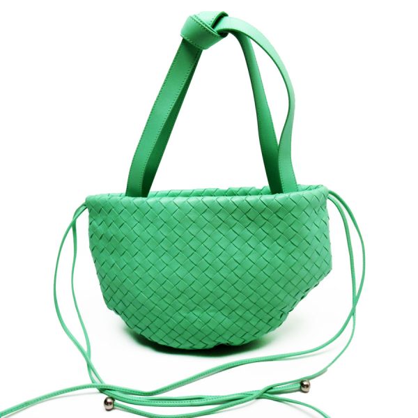 w0455j Bottega Veneta Shoulder Bag Intrecciato Leather Green