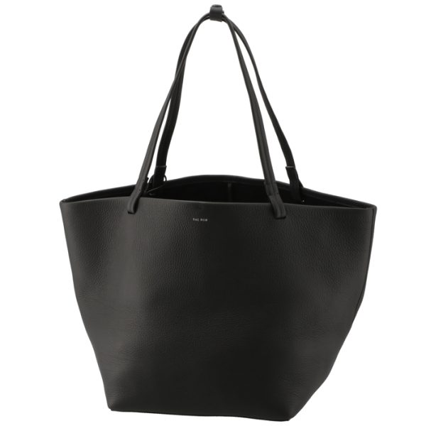 w1272l129blpl 6 The Row Park Tote Three Leather Pouch Black