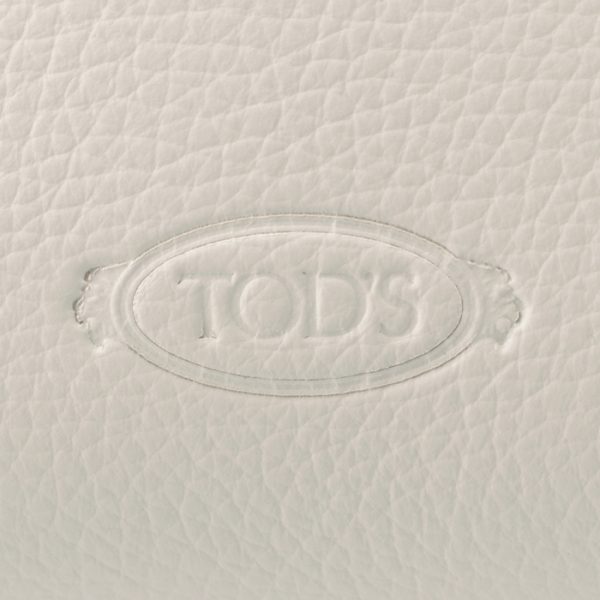 xbwapaa91009p09 4 Tods Mini T Timeless Metal Tote Bag White