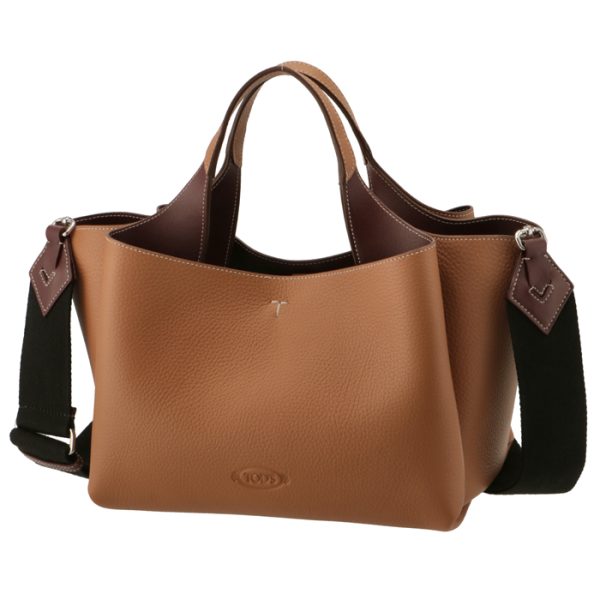 xbwapaf0100qnk9p13 1 Tods Tote Bag Leather Micro Shoulder Brown