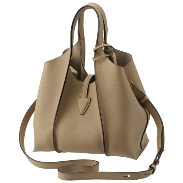 xbwtsba9100c803 2 TODS Tote Bag T Timeless Mini Shopping Beige