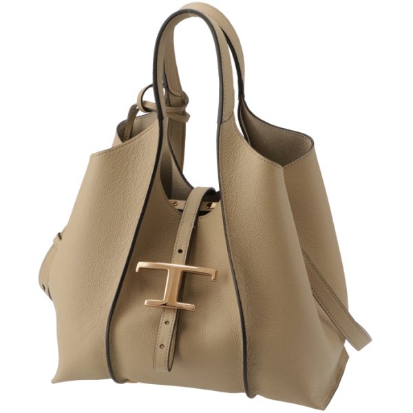 xbwtsba9100c803 6 TODS Tote Bag T Timeless Mini Shopping Beige