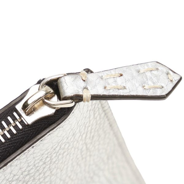 yaywnmlaa83wmi3d 8 Fendi Leather Clutch Bag Silver