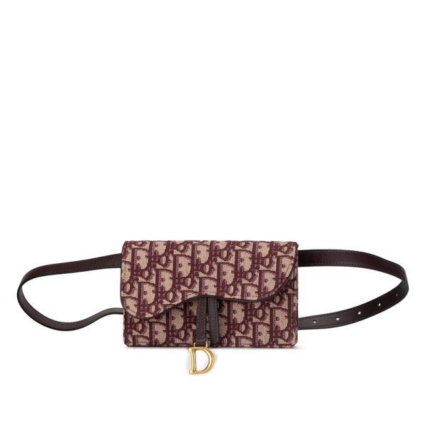 yc8bajve6lfsnqu0 1 Dior Trotter Saddle Waist Bag Bordeaux