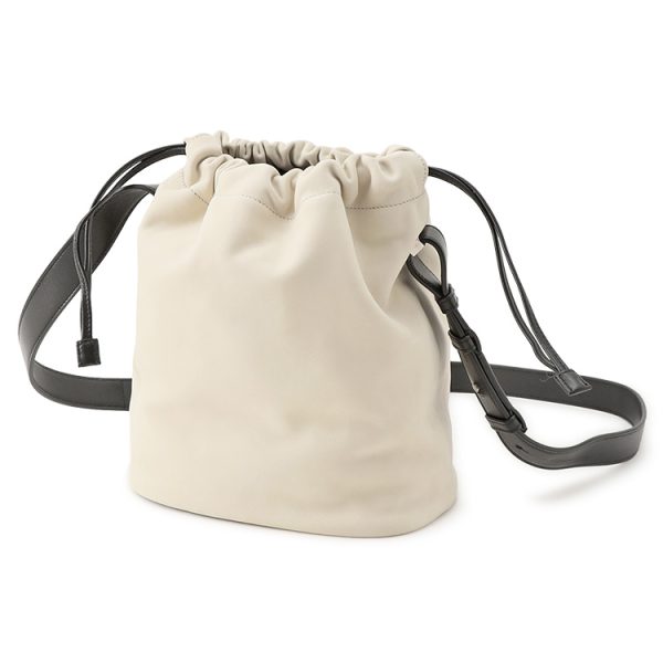 ysl15022401 4 Saint Laurent Rive Gauche Lace Bucket Bag White