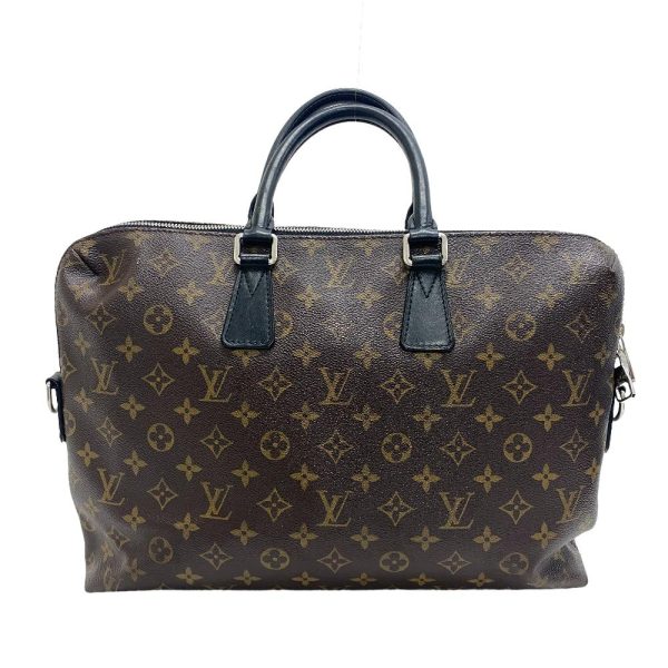 z0006266 1 LOUIS VUITTON Porte Cumandour Business Bag Brown