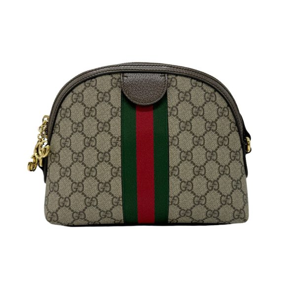 z0792 2 Gucci Ophidia GG Supreme Canvas Shoulder Bag Brown