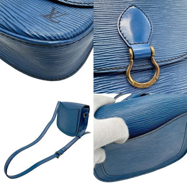 z0968 10 c Louis Vuitton Epi Mini Sun Crew Shoulder Bag Toledo Blue