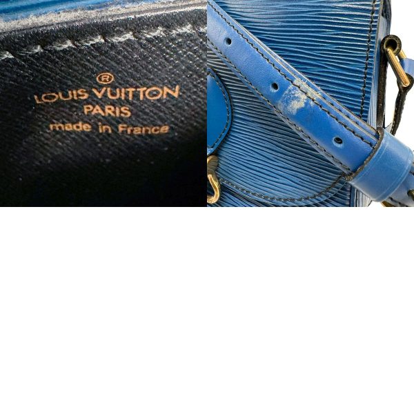 z0968 14 c Louis Vuitton Epi Mini Sun Crew Shoulder Bag Toledo Blue