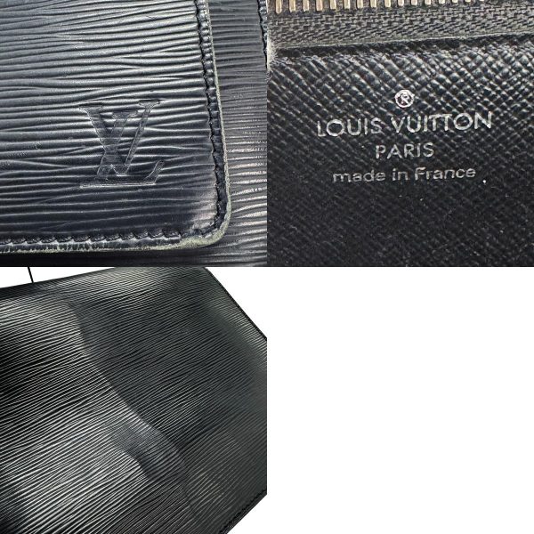 z1018 14 c Louis Vuitton Epi Monceau Shoulder Bag Noir