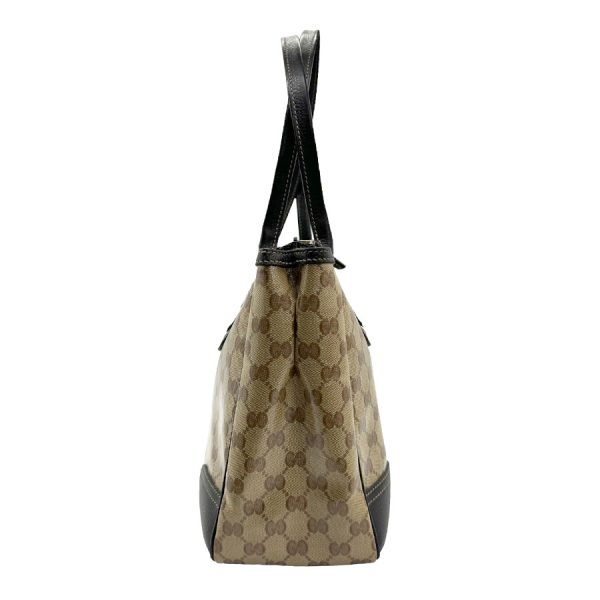 z1110 2 Gucci GG Crystal PVC Coated Canvas Shoulder Bag Brown