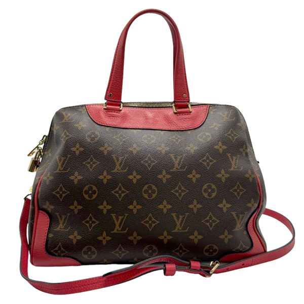 z1245 1 Louis Vuitton Monogram Retiro PM Shoulder Bag Poppy Petal