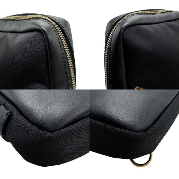 z1304 6 c Fendi Nylon Body Bag Black