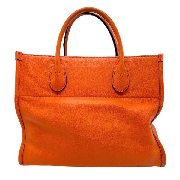 z1335 1 Gucci Leather Shoulder Bag Orange