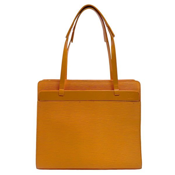 z1345 1 Louis Vuitton Epi Croisette PM Shoulder Bag Orange