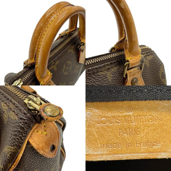 z1411 10 c Louis Vuitton Monogram Mini Speedy Handbag Brown