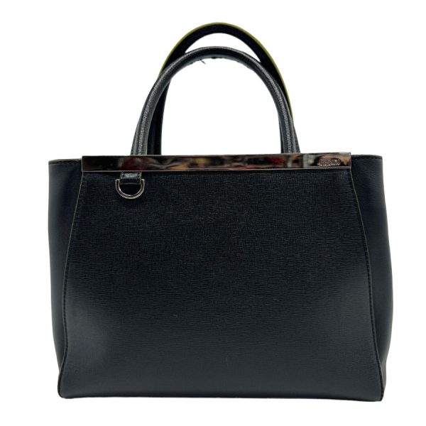 z1440 1 Fendi Leather Toujours Shoulder Bag Black