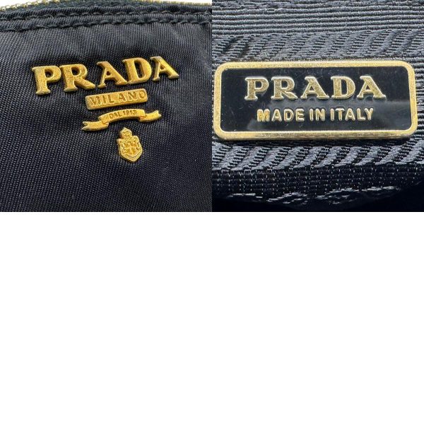 z1522 11 c Prada Nylon Pouch Black