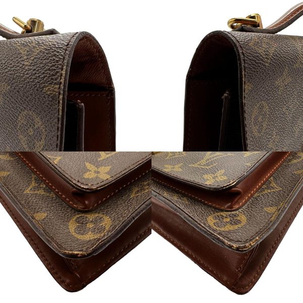 z1527 6 c Louis Vuitton Monogram Monceau Shoulder Bag Brown