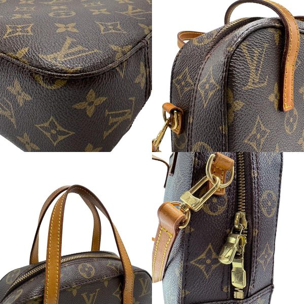 z1539 7 c Louis Vuitton Spontini Shoulder Bag Monogram Brown