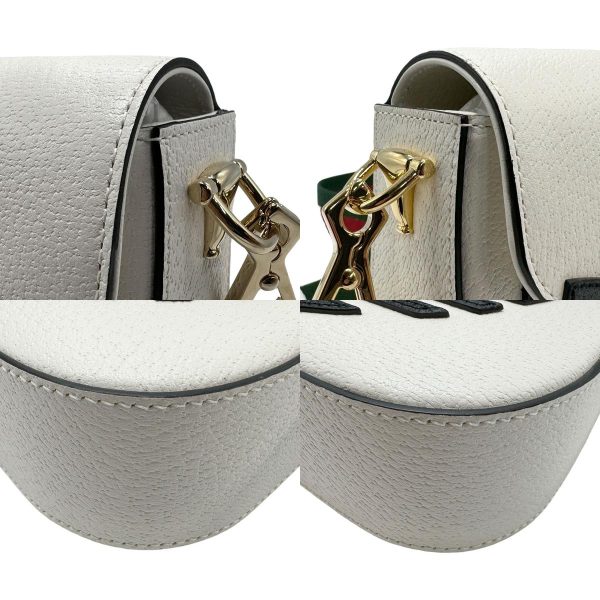 z1590 6 c Gucci Shoulder Bag X Adidas Leather White