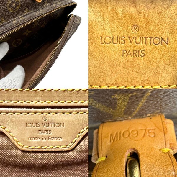 z1613 14 c Louis Vuitton Monogram Montsouris GM Rucksack Brown